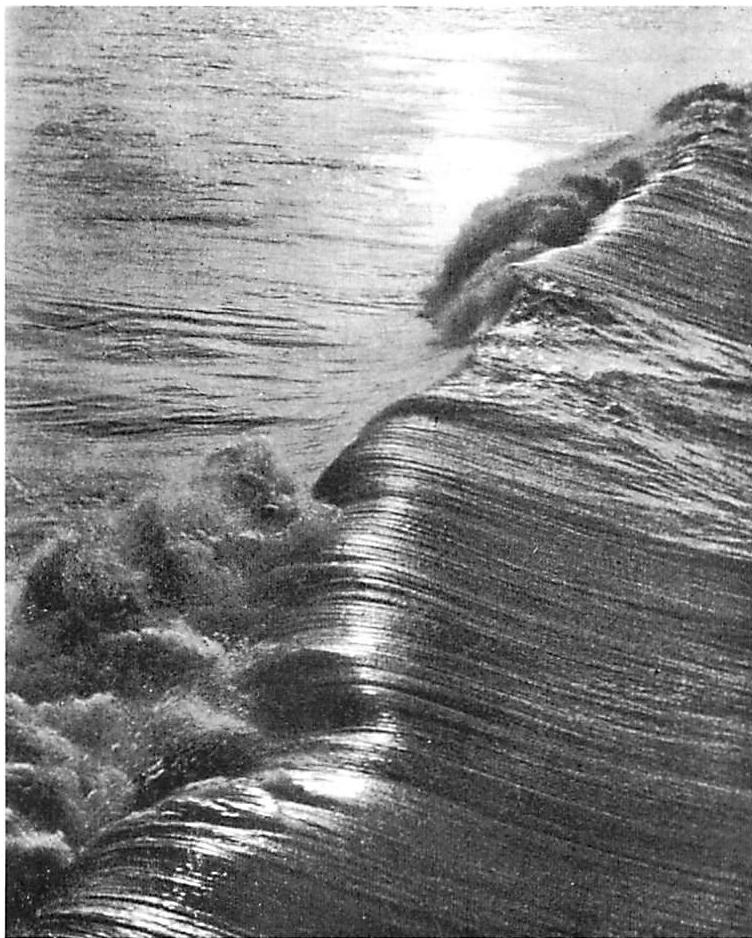 A breaking wave