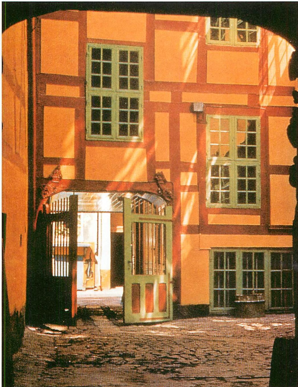 Courtyard of a house in Copenhagen