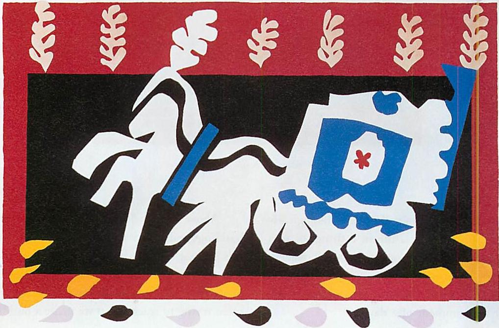 The Funeral of the Clown, from Jazz, Henri Matisse