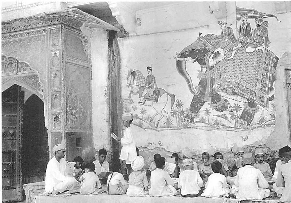 The centers formed in a scene in India