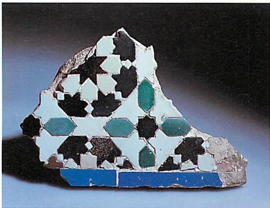 A fragment of the Alhambra tilework