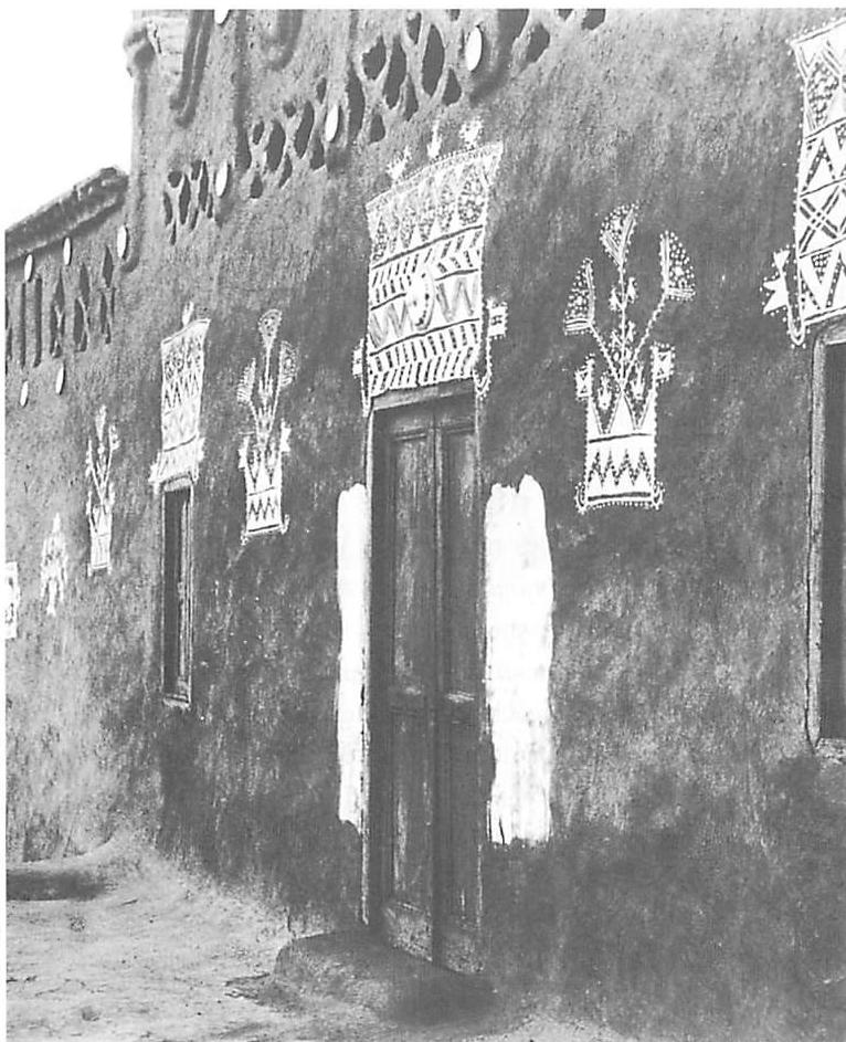 Nubian door. Here the centers are most profound.