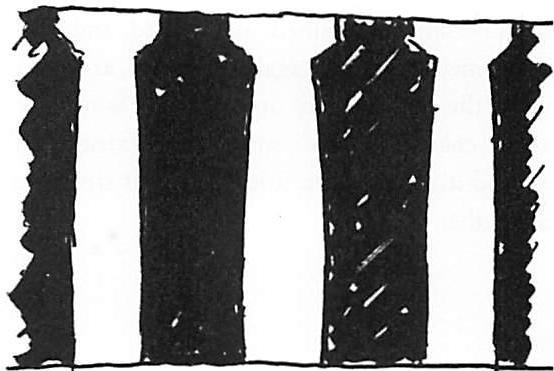 Spaces between the columns