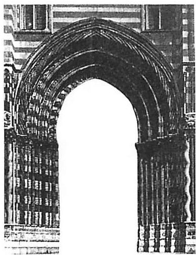 Figure B: Gothic door-surround without the door