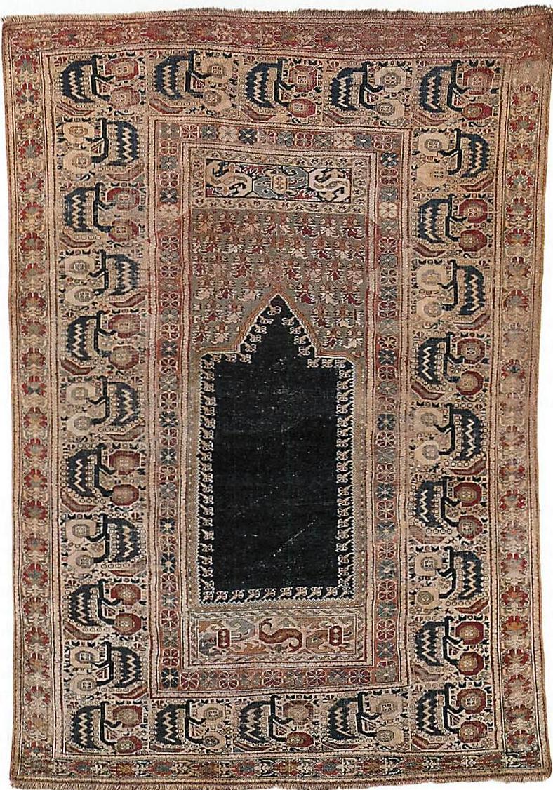 Ghiordes prayer rug