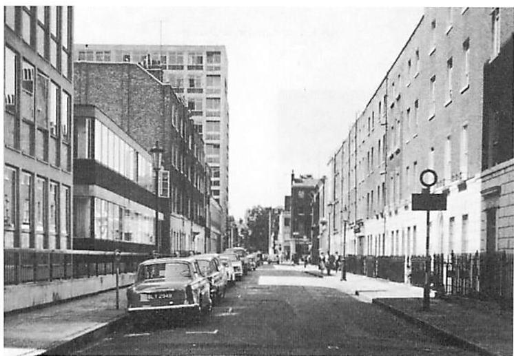 Modern street in central London