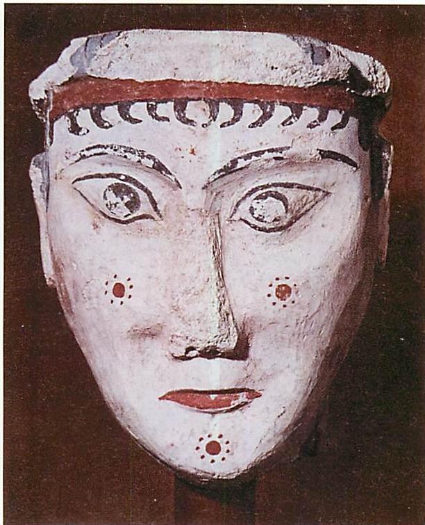 Greek ceremonial mask, 5th century B.C.