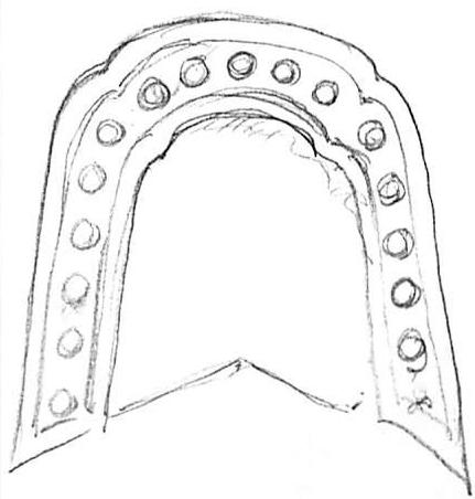 Drawing of the life of the tile and its centers